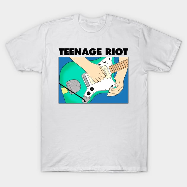 Teenage Riot Jazzblaster T-Shirt by Aprilskies